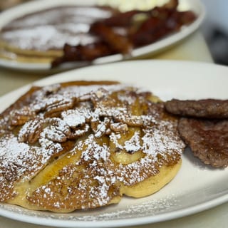 Banana Pecan Brown Sugar Pancakes