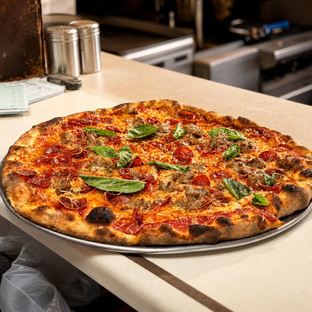 The Honey Moon Pizza.