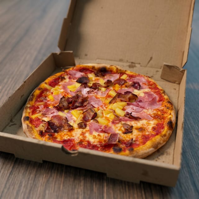 The Hawanian Pizza.